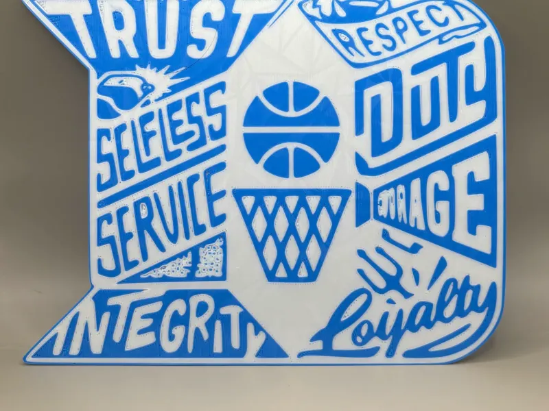 Duke Blue Devils Basketball Wall Art – NCAA Decor