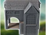 Medieval building with external stone staircase and large co-3
