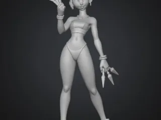 Kpop Demon Hunter Zoey in a Bikini