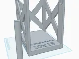 Suporte para rolo ou etiquetas avulso 10cm x 15cm -0