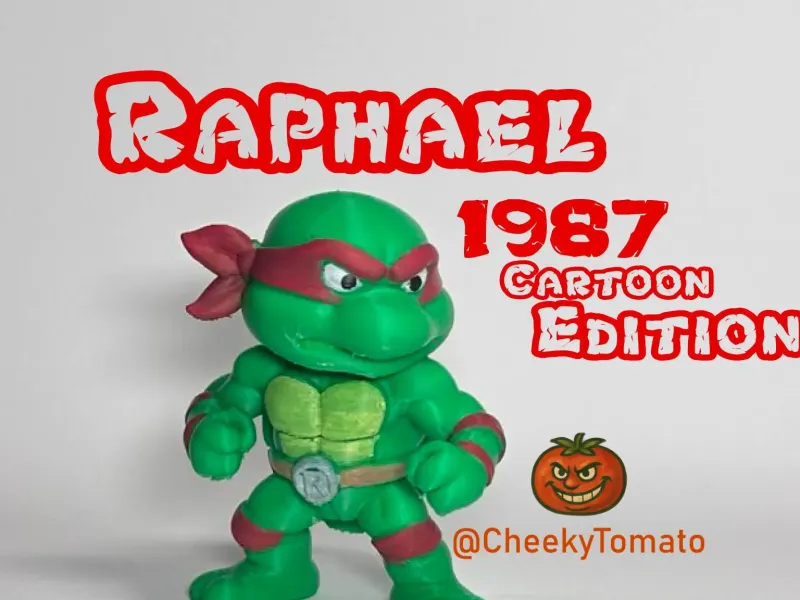Raphael – TMNT 1987 DeskBuddy Figurine