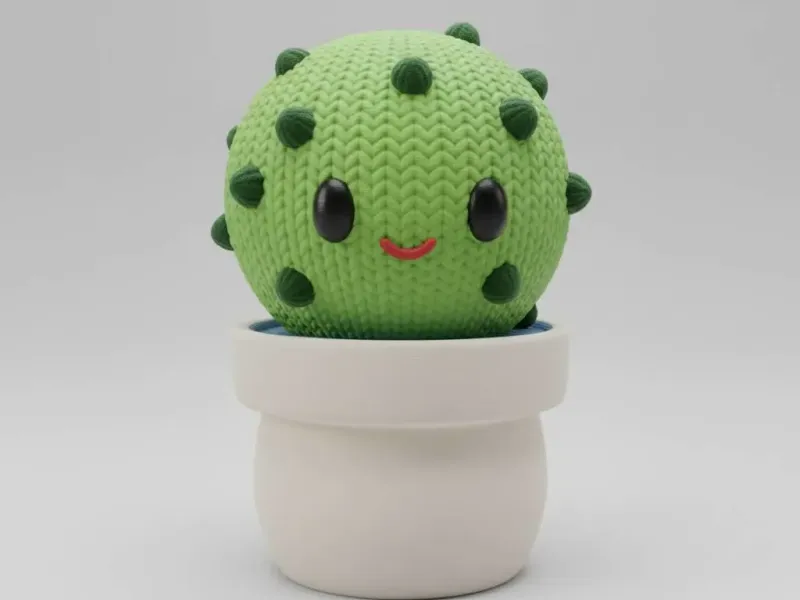 Smiling Knit Cactus Pot Pal – Noah0x03