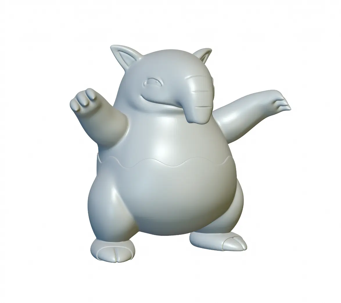 Pokemon Drowzee #96 - ¡Listo para imprimir en 3D!