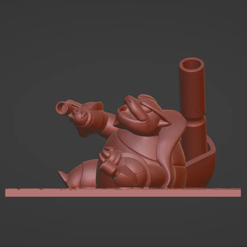 MEGA BLASTOISE EX 3D / 4D CARD - CUSTOM 3D PRINTING FILE 