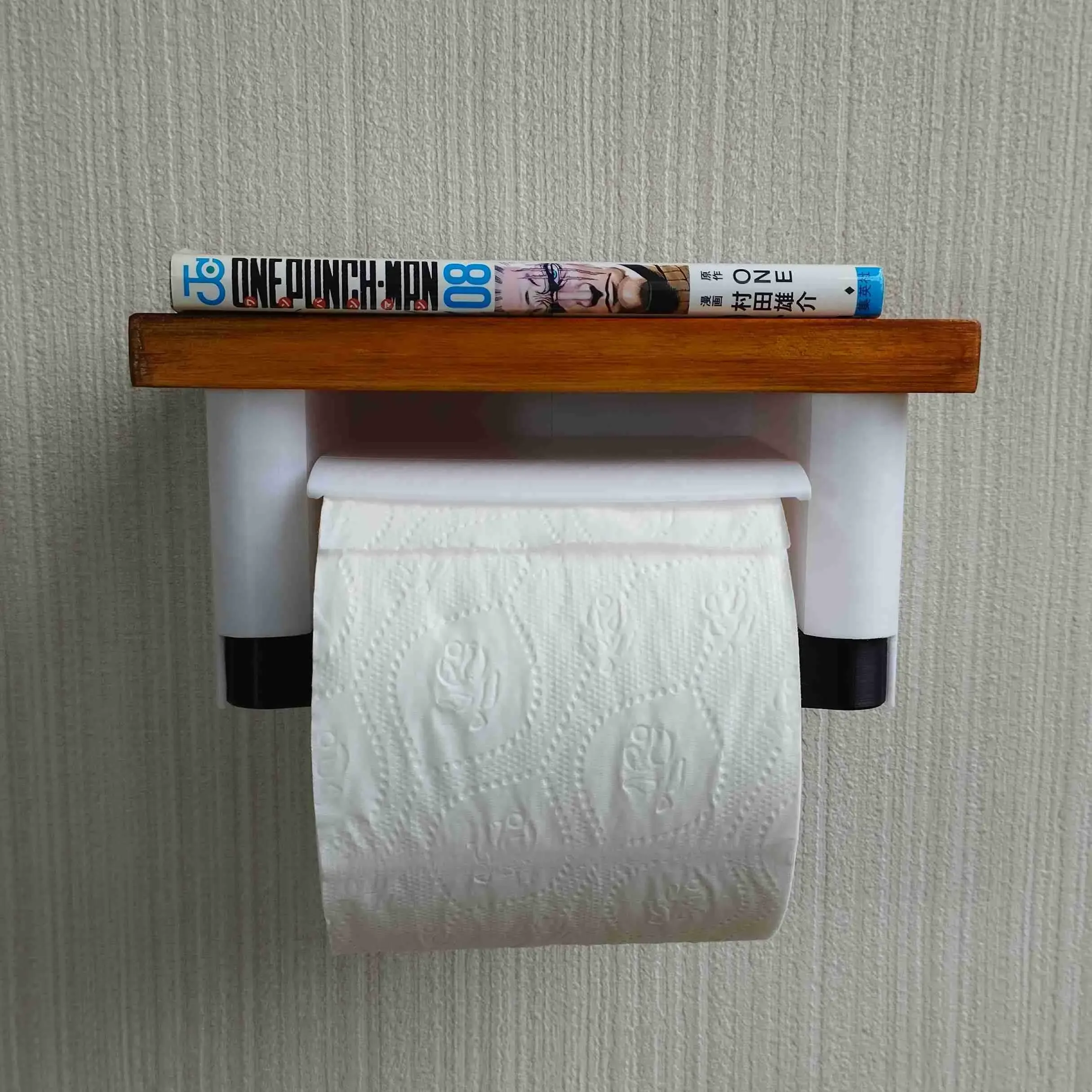 Yet Another Quick Change Toilet Paper Roll Holder - Shelf