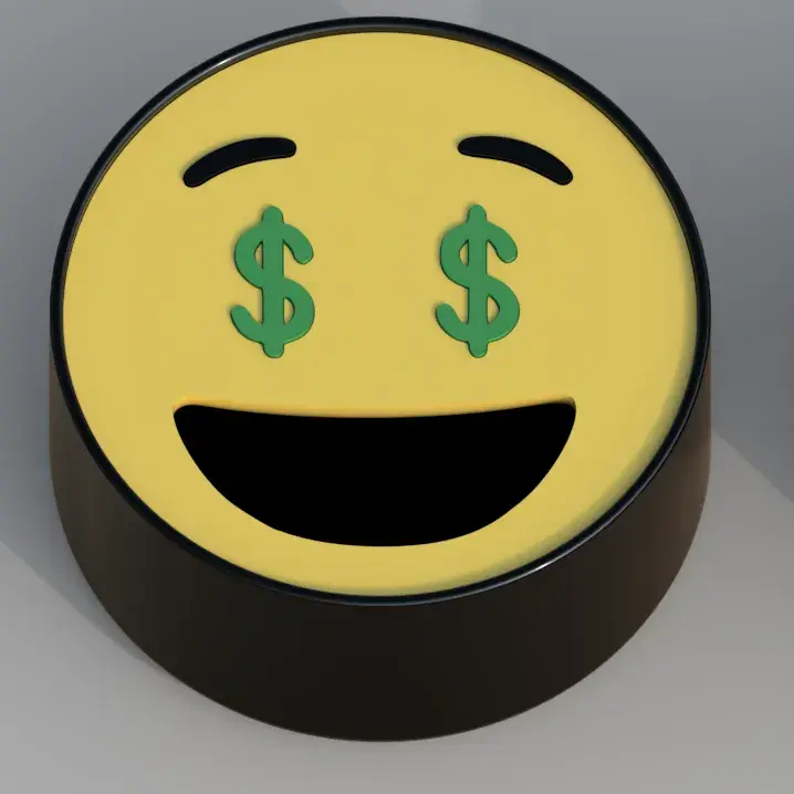 Smiley Money Face - Spare Change Container