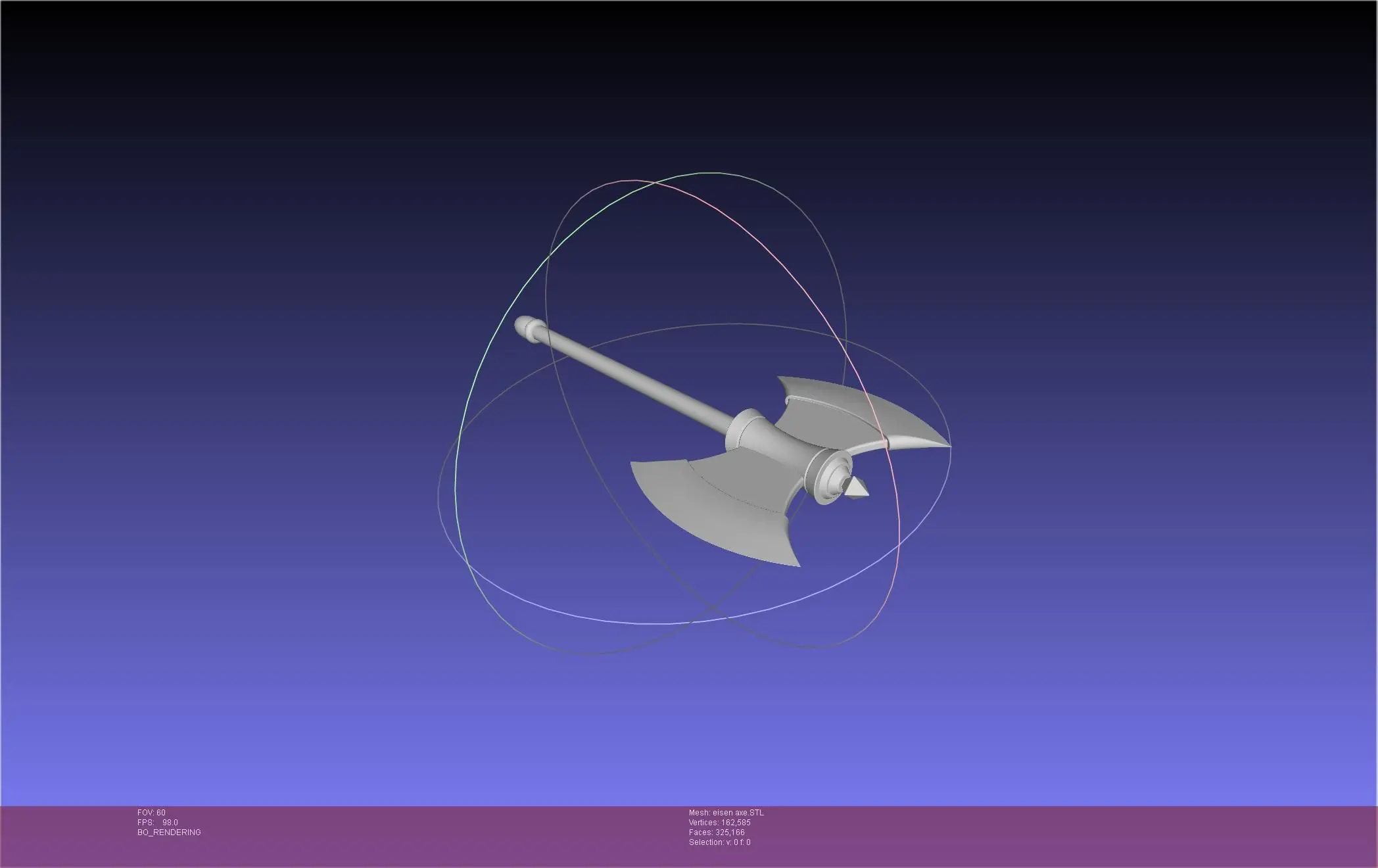 Frieren Eisen Axe Printable Model