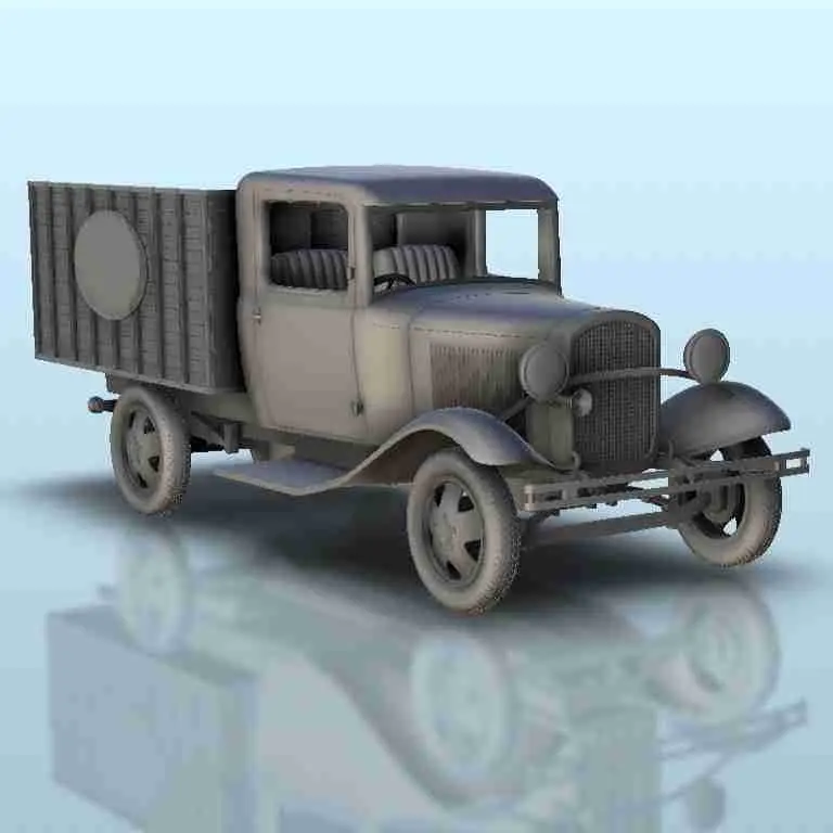 Ford Model 1929 AA - scenery warhammer miniatures ww2 tablet | 3D ...