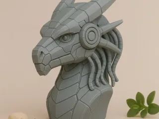 Mechanical Dragon Head