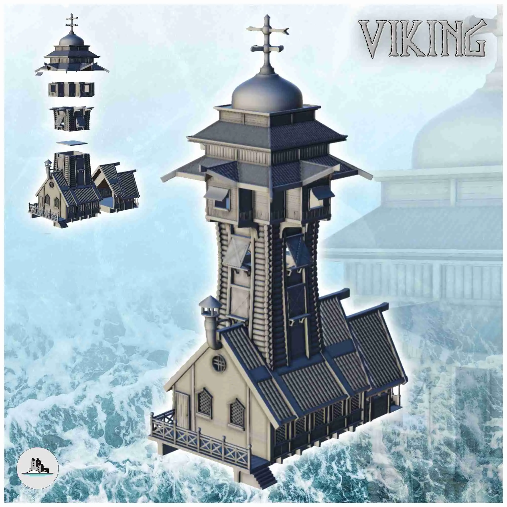 Wikingerpackung - Szenerie mittelalterliche Miniaturen warhammer terrain