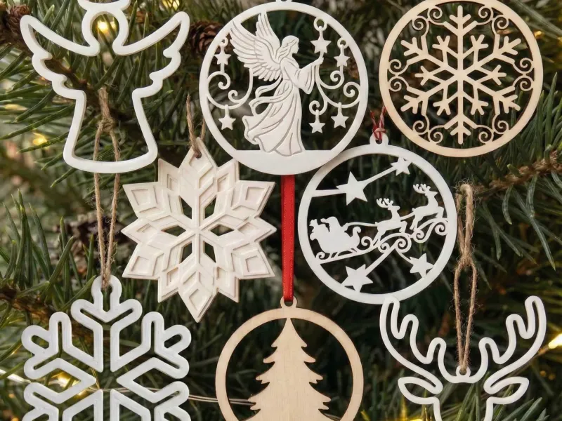 christmas mix ornament