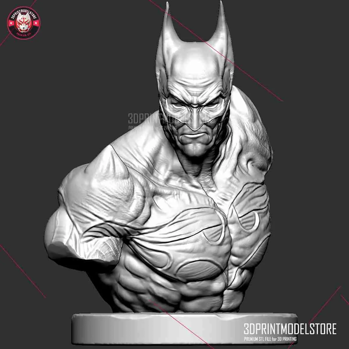 Giocattolo scultura del busto in miniatura di Batman - DC Comics