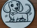 Dachshund Coaster-1
