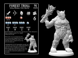 Forest Troll (18mm scale)