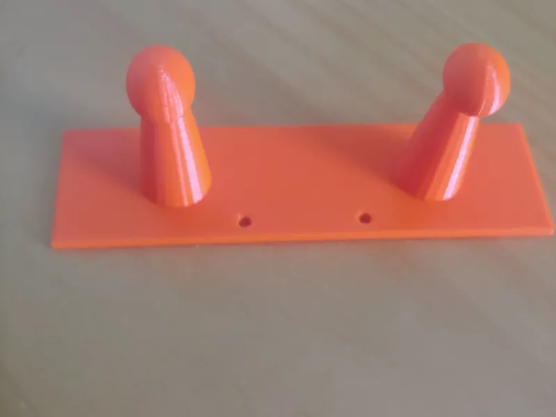 dubbele jas-/handdoekhaak