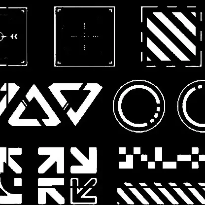 SCI-FI ELEMENTS Stickers for Modernized Science projects 
