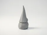Abstract Gnome Figurine Fantasy 3D Printable-2