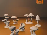 Miniature mushrooms for bases-0