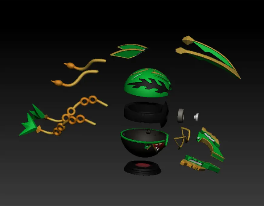 MEGA RAYQUAZA POKEBALL