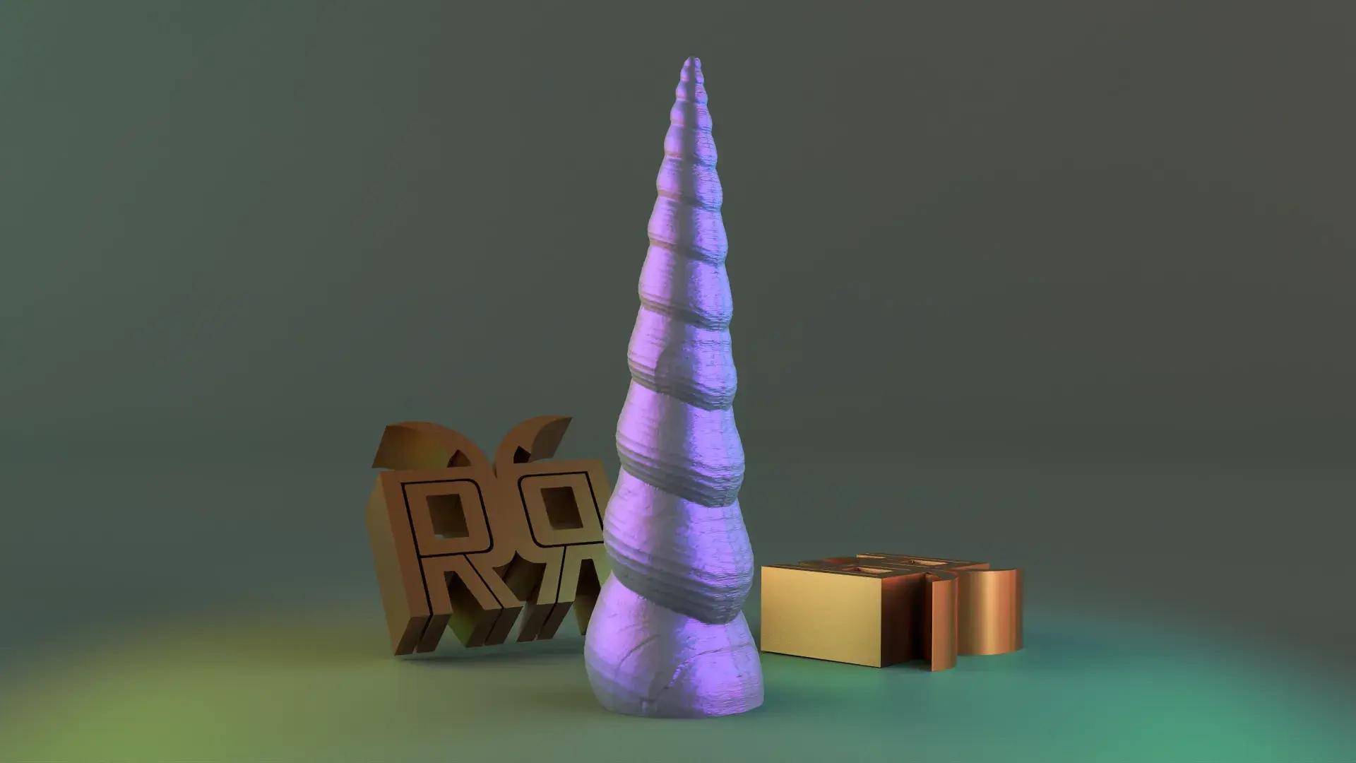 Unicorn horse horn
