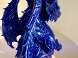 Gothic rose dragon bust-3