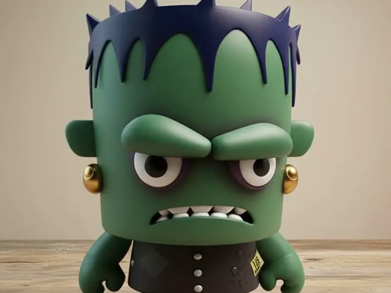 frankenstein figurine