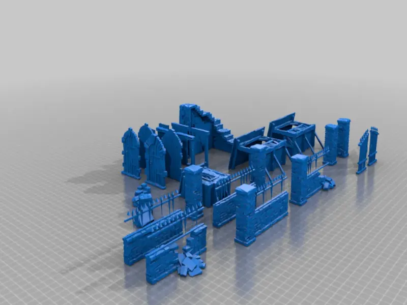mittelalterliche Vorstadt - Gubbins - Gelände
