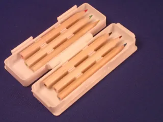 Mini Pencil Case for 6 – Fits 7.2mm x 100mm Short Pencils