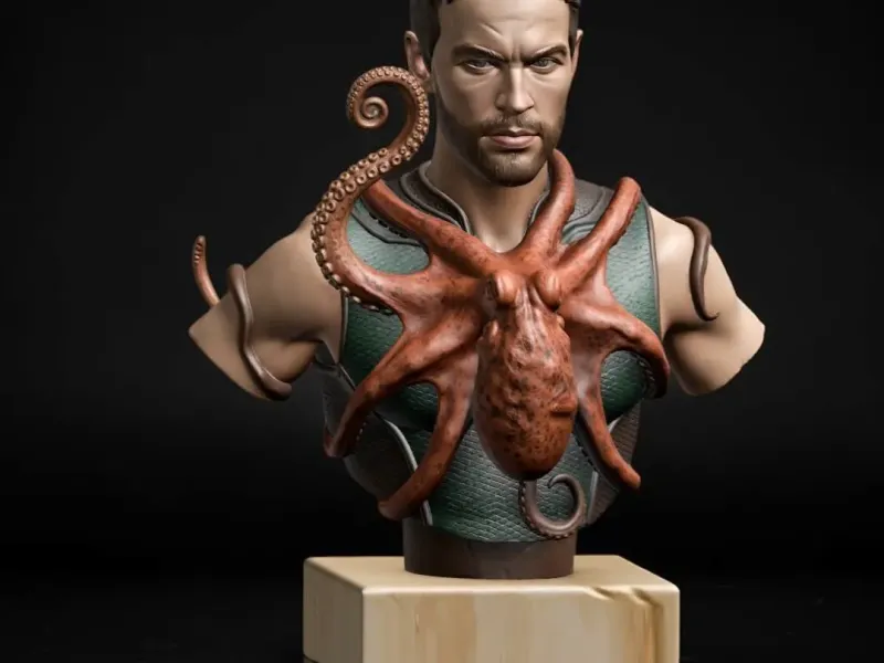 The Deep The Boys Büste Oktopus STL  3D-druckbare Figur