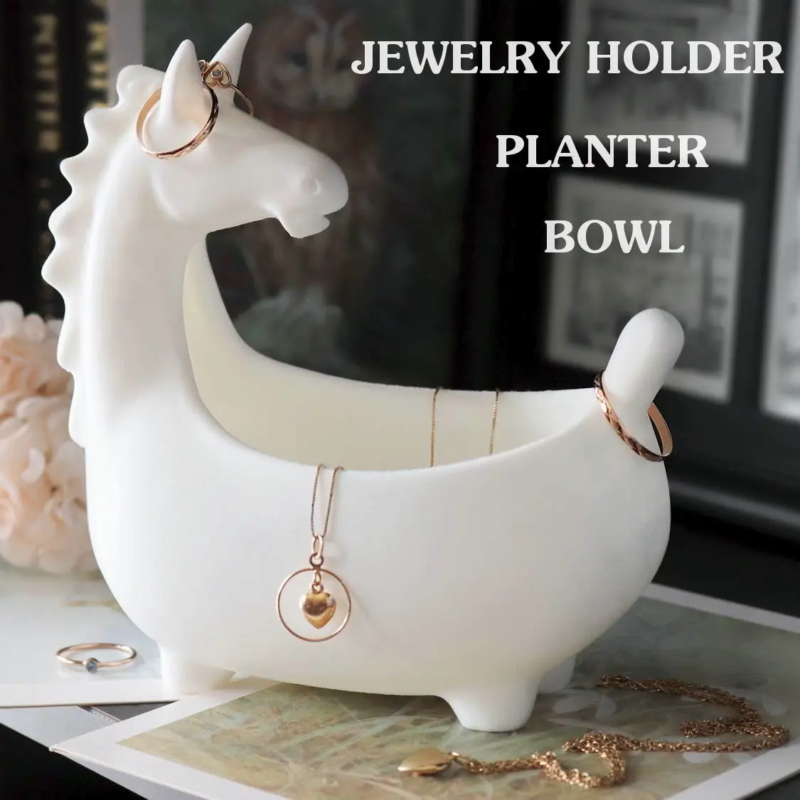 Horse Planter / Jewelry Holder / Bowl