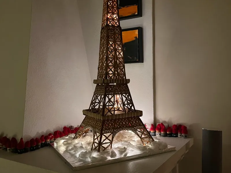 Eiffel Tower Gingerbread House Cookie Cutter