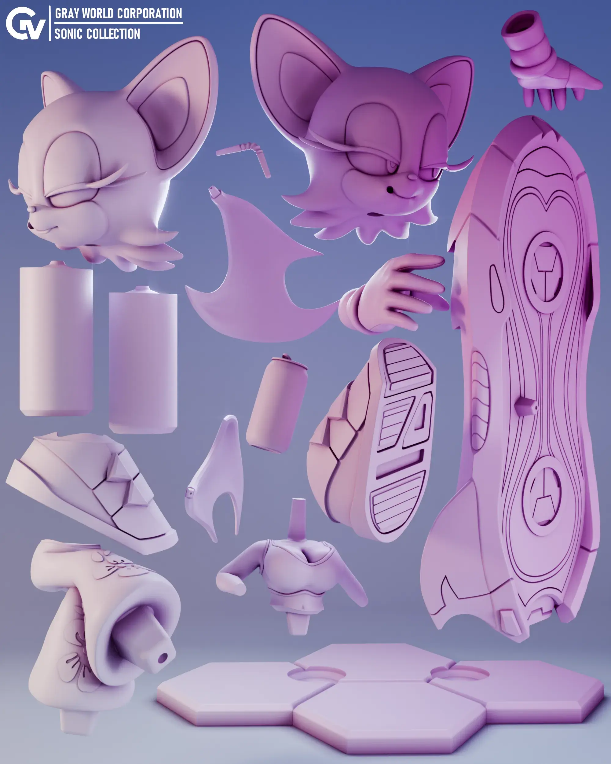 Rouge "Sonic Riders" | Sonic The Hedgehog
