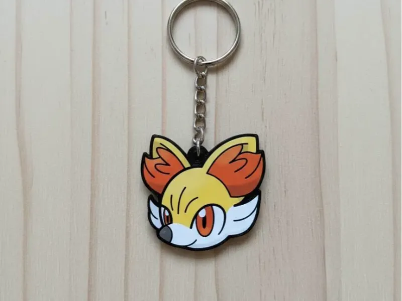 Fennekin Keychain