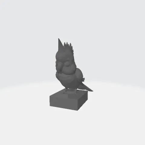 Cockatiel Statue