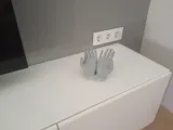 Low poly hands support kindle, tablet and mobile phone-6