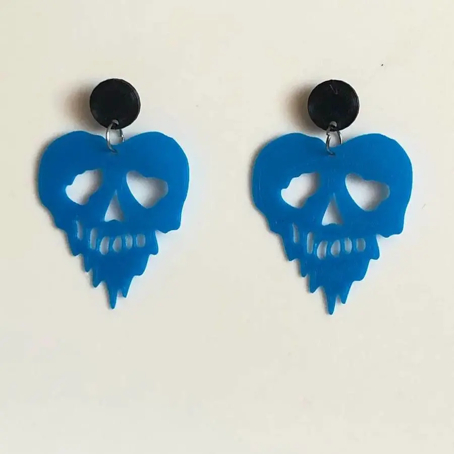 Earring love Melt dark amor derretido