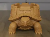 Armored Turtle Planter Container Fantasy Garden Decor-4