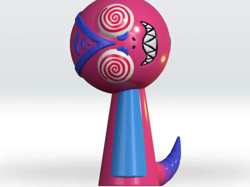 Sprunki Gekie Horror Mod STL 3D Multicolor 3mf 3D Model