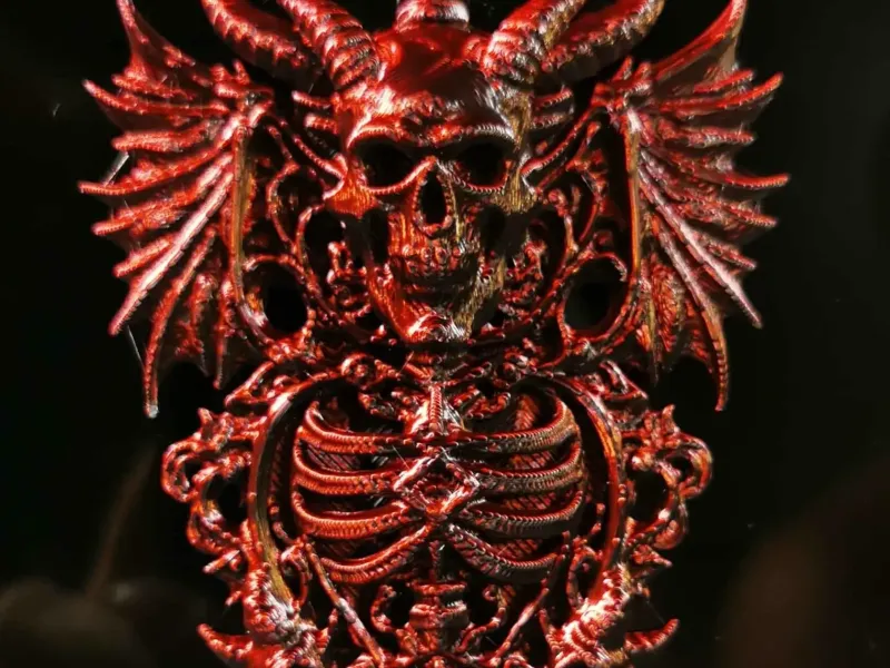 Merry gothmas, a christmas ornament for fellow headbangers