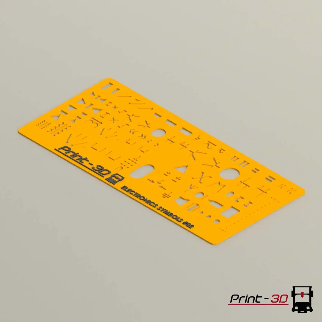 Electronics Symbols #02 - Drawing Stencil/Template