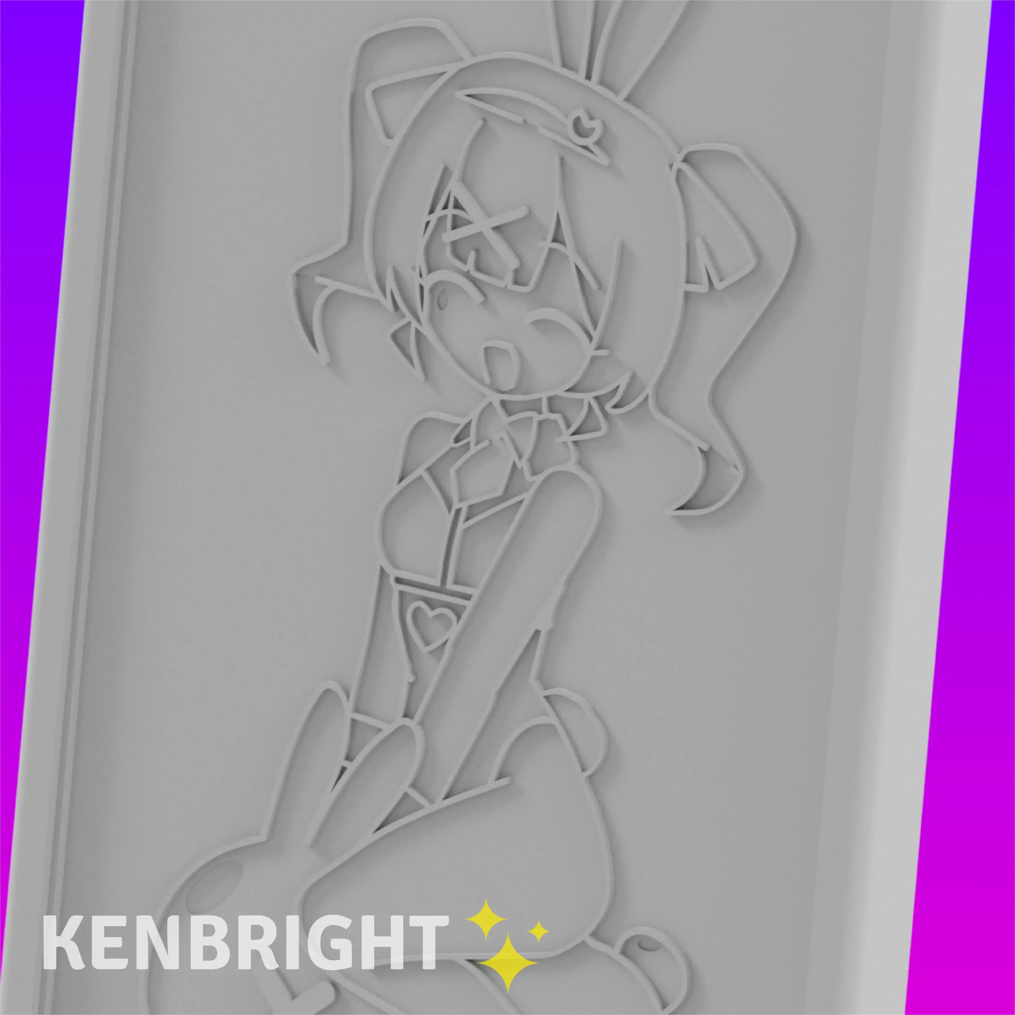 HATSUNE MIKU - RABBIT HOLE KEYCHAINS V1 / V2