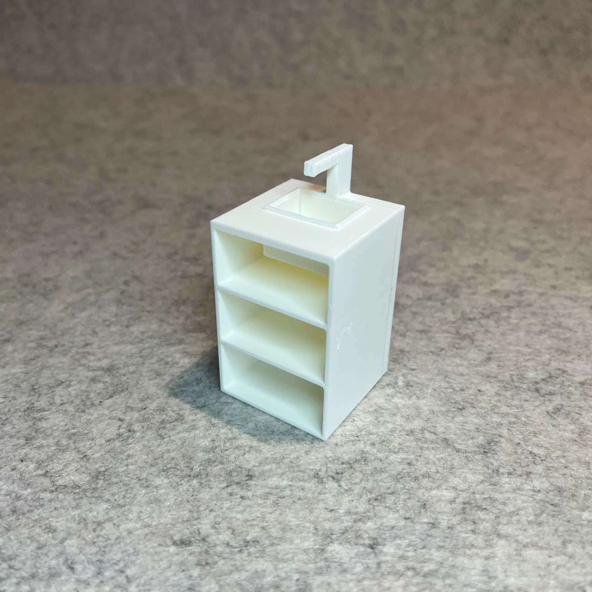 Kitchen sink for dollhouse miniature house