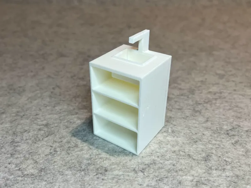 Kitchen sink for dollhouse miniature house