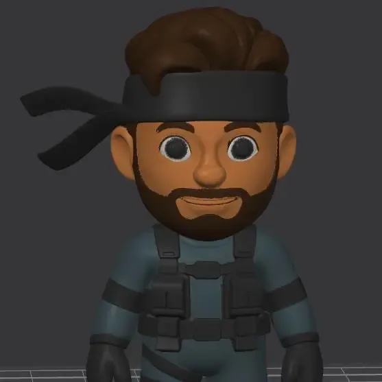 Solid Snake CubeMe