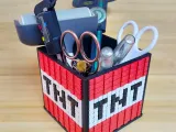 Minecraft TNT Pen Holder-3