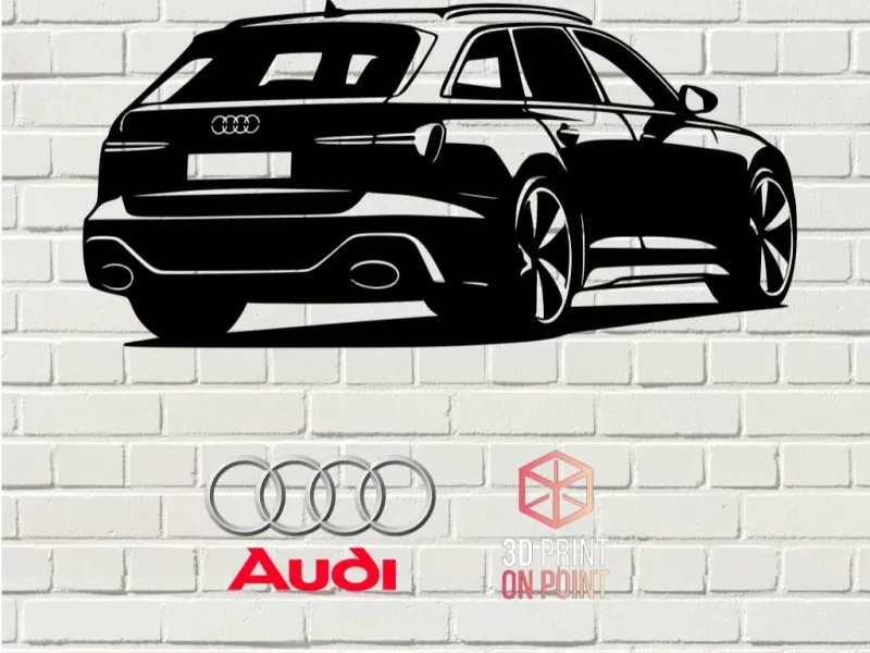 AUDI RS6 2020+ - 2D WALL ART #2