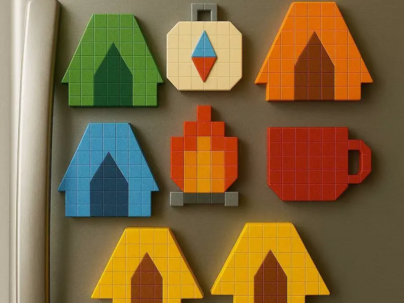 Camping magnet Set