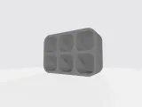 set box with compartments, thk 1,5mm, in size 10x10mm-1