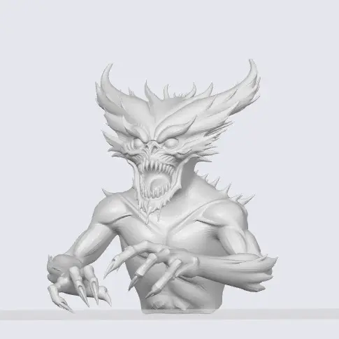 Shelf sitting scary monster