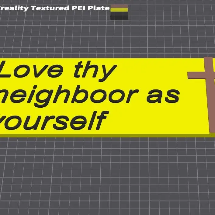 Love thy neighbor as thy self